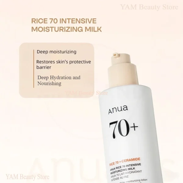 Anua - Rice 70 Intensive Moisturizing Milk