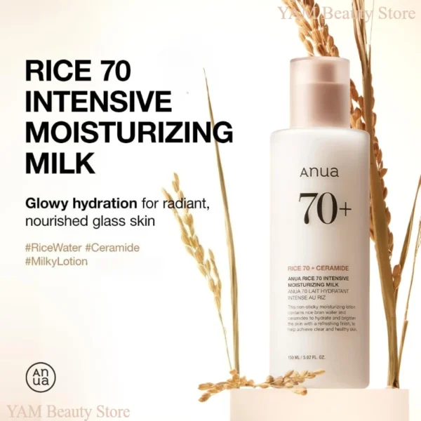 Anua - Rice 70 Intensive Moisturizing Milk
