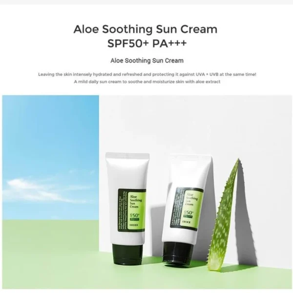 COSRX Aloe Soothing Sun Cream SPF50+