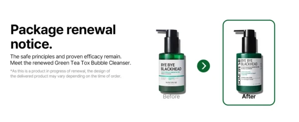 SOME BY MI - Bye Bye Blackhead 30 Days Miracle Green Tea Tox Bubble Cleanser