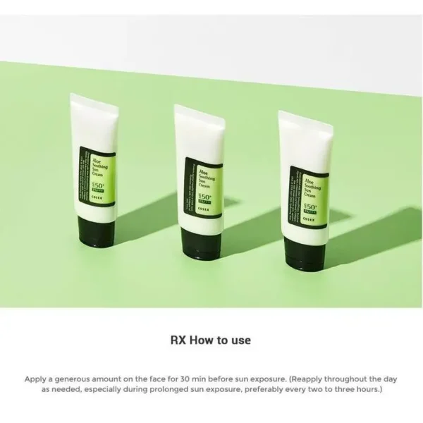 COSRX Aloe Soothing Sun Cream SPF50+