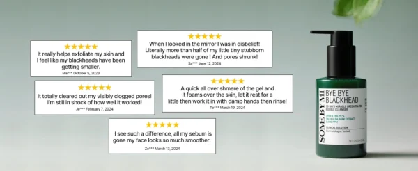 SOME BY MI - Bye Bye Blackhead 30 Days Miracle Green Tea Tox Bubble Cleanser